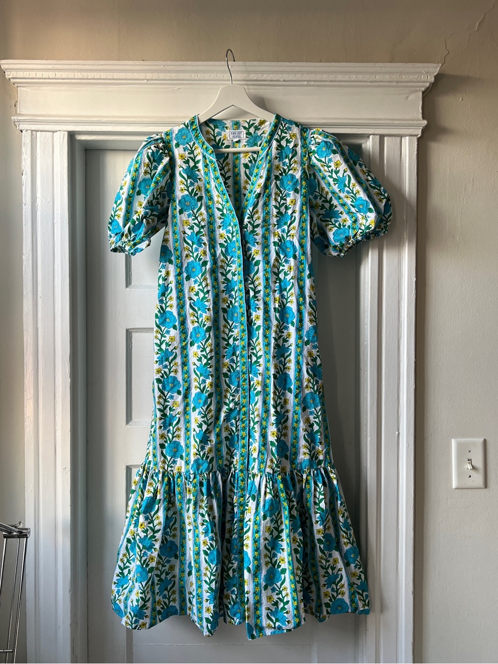 Pink City Prints Maxi Dress